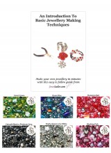 New! Beginners Jewellery Making Guide Book With Deluxe Glass Beads, Free Luxury Gift Bag + Bonus Metal Beads!